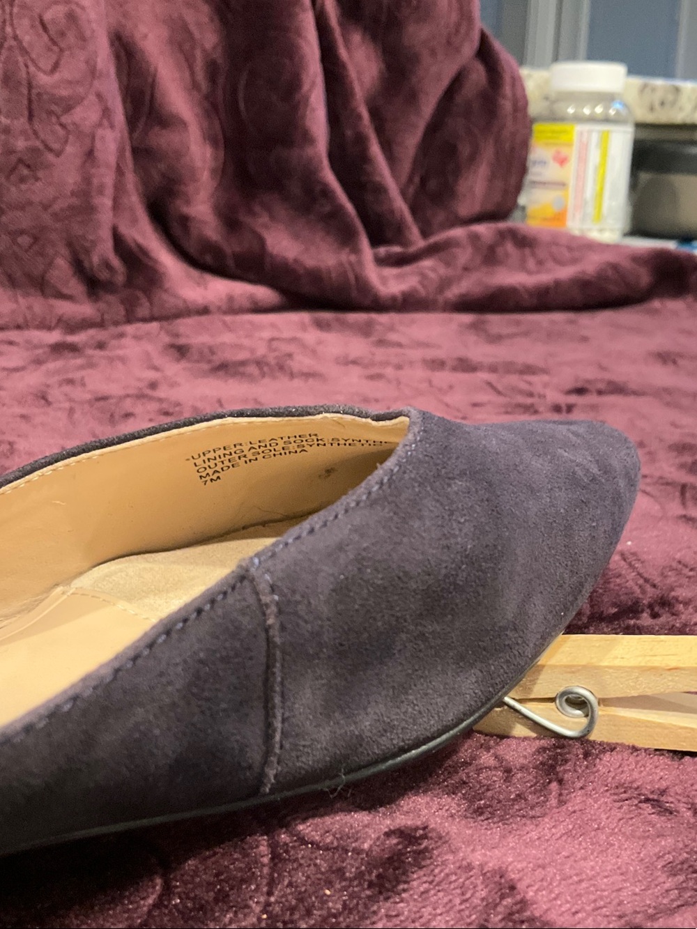 Banana Republic Navy Pointed-Toe Slip-On Mules - Picture 5 of 5
